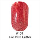 Гель лак 101 Fire Red Glitter Naomi 6ml