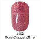 Гель лак 102 Rose Copper Glittar Naomi 6ml