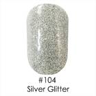 Гель лак 104 Silver Glitter Naomi 6ml