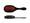 Щетка Hercules Excllusive Oval Large щетина+нейлон 15 рядов эбонитовая 2241