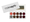 Палитра 10 матовых и глиттерных теней Make Up Me GM10